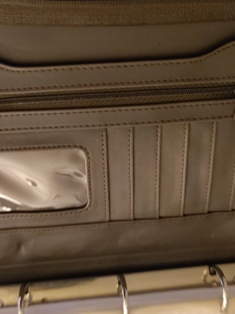 Leather Briefcase Messenger Bag - Brown